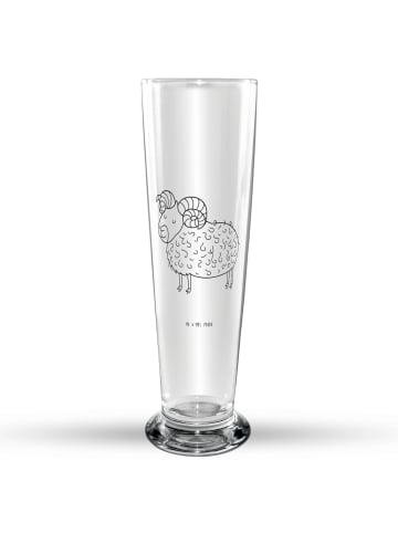 Mr. & Mrs. Panda Bierglas Sternzeichen Widder ohne Spruch in Transparent