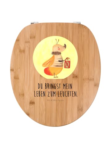 Mr. & Mrs. Panda WC Brille Glühwürmchen mit Spruch in Braun