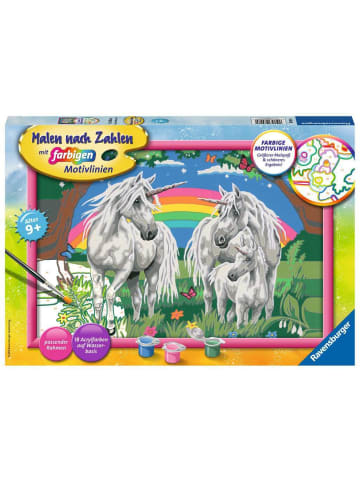 Ravensburger Malprodukte Fabelhafte Einhornwelt Malen nach Zahlen Kinder 9-99 Jahre in bunt