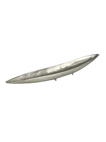 FineBuy Tischdekoration in Silber / Aluminium / 60x10x7
