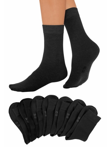 LAVANA basic Basicsocken in schwarz