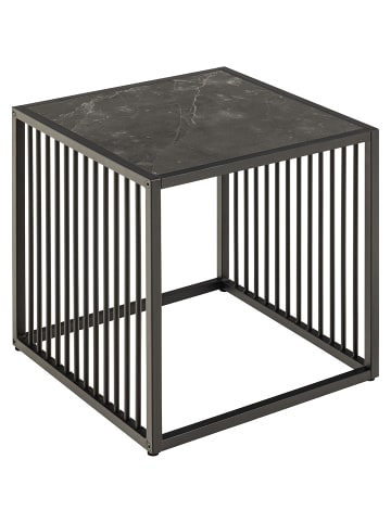 ebuy24 Couchtisch Strington Marmor 40 x 40 cm