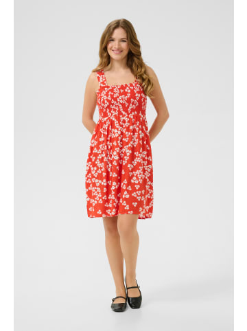 Kaffe Kleid KAthora Regular fit in Red/Chalk/Red Petit Fleur