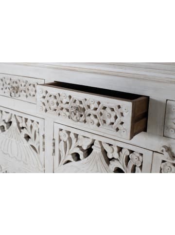 Giner y Colomer Sideboard mit 4 Türen und 4 Schubladen aus Mangoholz in White