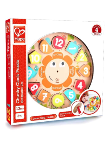 Toynamics Europe Hape Steckpuzzle Uhr (Kinderpuzzle)