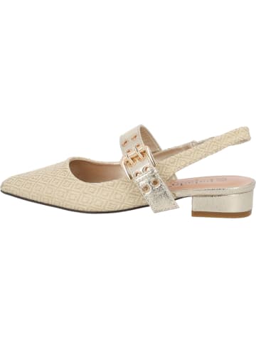 palado Riemchensandalen in gold metallic raffia