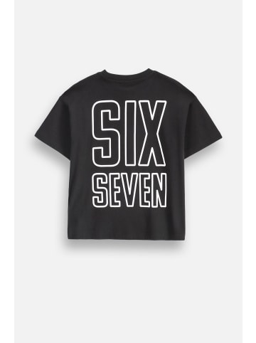 MOKIDA T-Shirt mit kurzen Ärmeln in schwarz