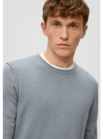 s.Oliver Strickpullover langarm in Grau