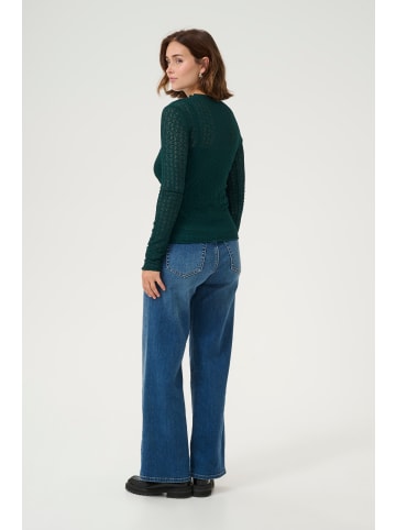 Kaffe Langarm-Bluse KAnomi Regular fit in Ponderosa Pine