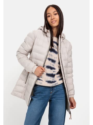 Camel Active teXXXactive® Funktionsjacke aus recyceltem Polyester in Mandel-Weiß