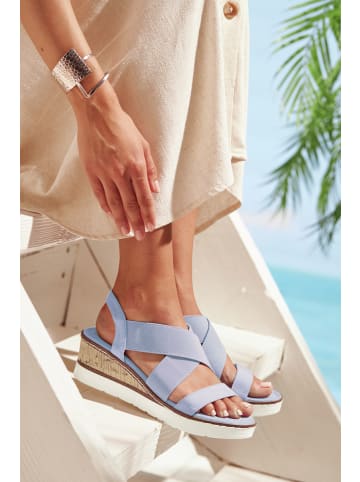 LASCANA Sandalette in hellblau