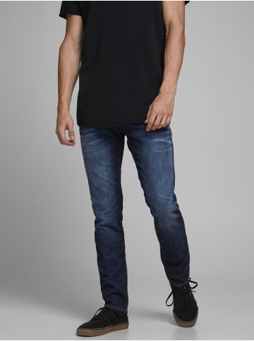 Jack & Jones Jeans TIM Straight Legs Flat Front TIM ORIGINAL in Dunkelblau