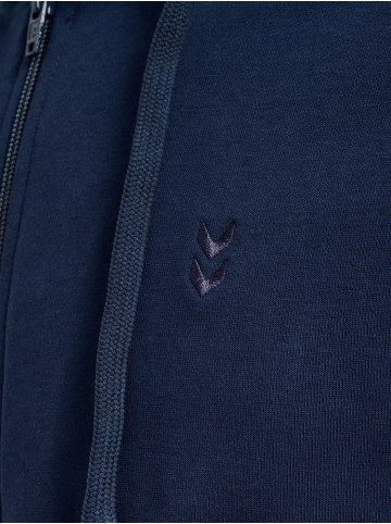 Hummel Hoodie "Pulse Piping Zip Hoodie" in Blau