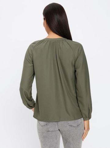 Heine Bluse in moos-ecru