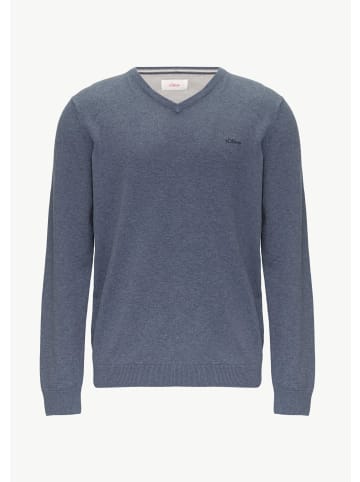 s.Oliver Strickpullover langarm in Blau