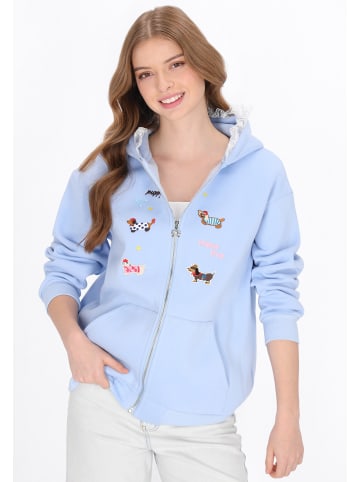 myMo Women Hoodie in light blue