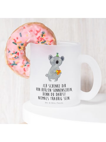 Mr. & Mrs. Panda Große Teetasse Koala Geschenk mit Spruch in Transparent