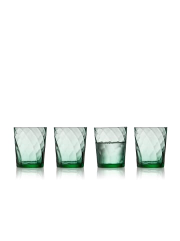 Lyngby Glas Wasserglas Vienna in Grün