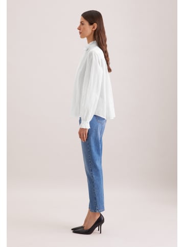 Seidensticker Ausgestellte Bluse Regular in Weiß