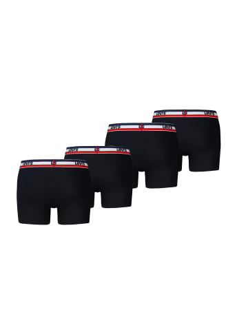 Levi´s Boxershorts LEVIS MEN REPEAT SPW LOGO BOXER BRIEF 4P in Black