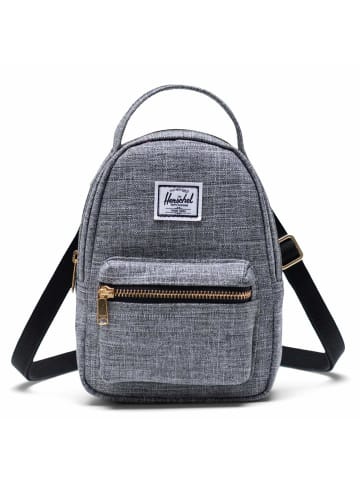 Herschel Nova - Schultertasche 10 cm in raven crosshatch