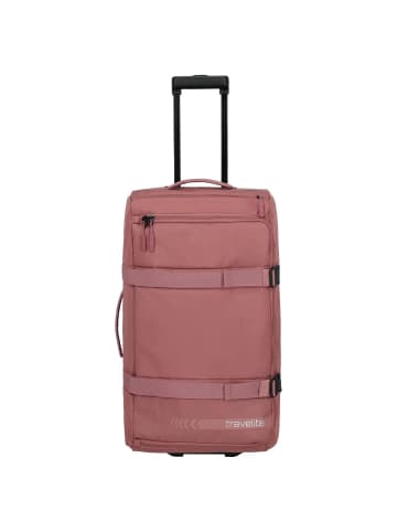 travelite Kick-Off - Rollenreisetasche L 68 cm (schwarz) in rose