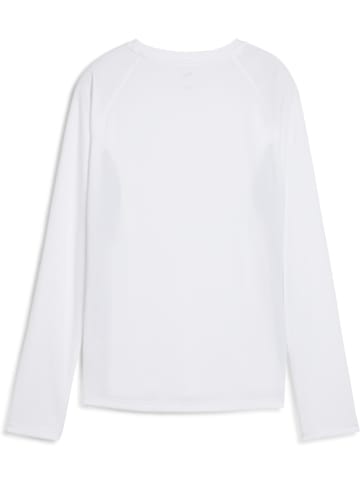 Puma T-Shirt "W CROSS THE LINE Longsleeve 3.0" in Weiß