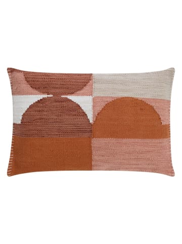 Pureday Jacquard-Kissenhülle Nou, Terracotta