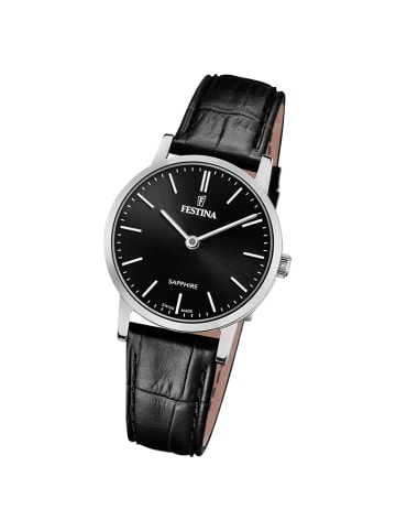 Festina Analog-Armbanduhr Festina Swiss Made schwarz klein (ca. 29mm)