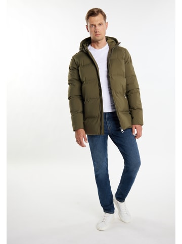 DreiMaster Maritim Herren Winterjacke Mit Wattierung in Militäroliv