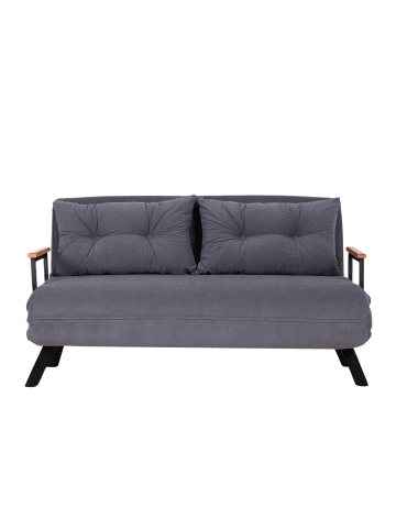 CALICOSY Sofa SANDO in Grau - (W) 133 x (H) 41 x (L) 50 cm