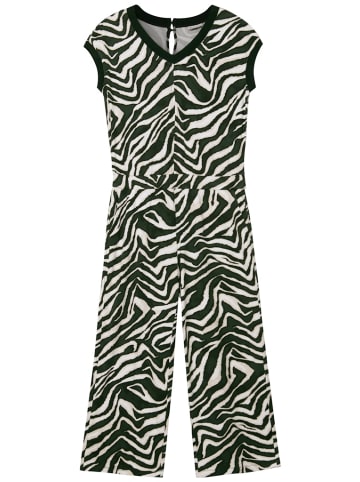 Street One Gemusterter Jumpsuit in Grün