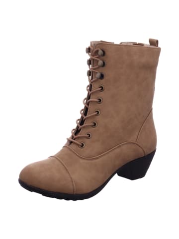 Esgano Damenschnürrstiefel warm Absatz  in  Braun