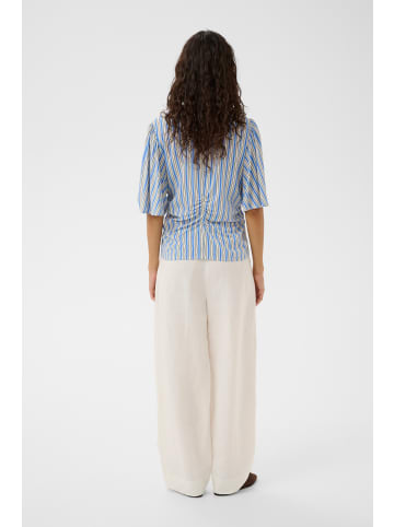 Soaked in Luxury Kurzarm-Bluse SLArjana Feminine Form in Regatta Stripe