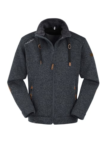 Maul Sport Strickfleece Jacke Lichtenau in Schiefer