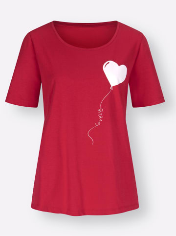Sieh an! T-Shirt in rot