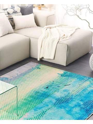 Beliani Kurzflor SUSUZ in Bunt/Grün/Gelb - (W) 160 x (H) 1 x (L) 230 cm