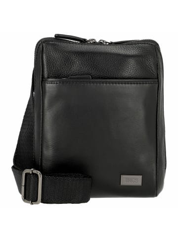 BRIC`s Torino - Schultertasche M 22 cm in schwarz