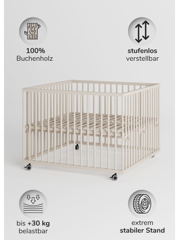 Sämann Sämann Laufgitter Matratze SleepPlus, Lattenrost & Sprossen sahara dust Premium