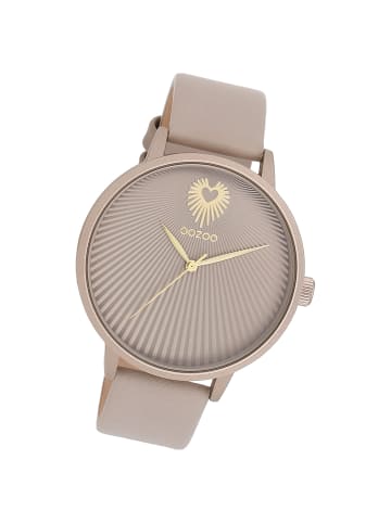 Oozoo Armbanduhr Oozoo Timepieces taupe, braun groß (ca. 42mm)