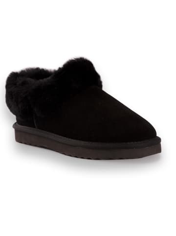 Aus Wooli Slipper Coogee in Black