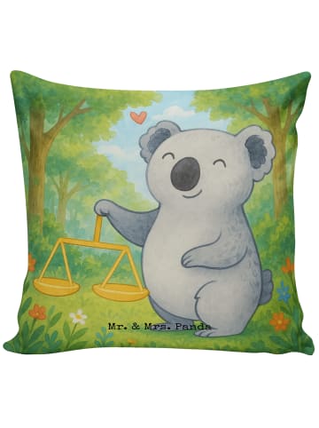Mr. & Mrs. Panda Couchkissen Waage Astrologie Design ohne Spruch in Weiß