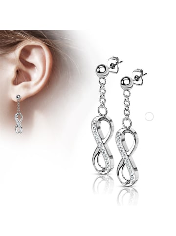 Bungsa Ohrstecker in Silber