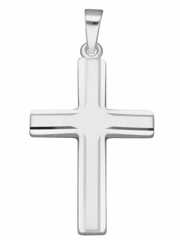 Adeliás 925 Silber Kreuz Anhänger in silber