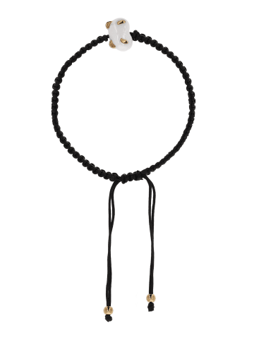 grassland Women Hoop Earrings in Black White