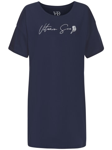 Vivance Active Sleepshirt in dunkelblau
