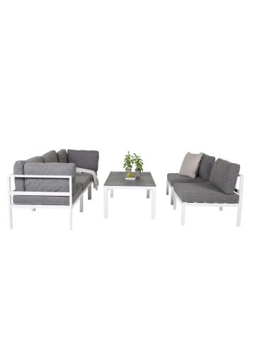 ebuy24 Lounge-Set Copacabana 2-teilig Weiß 70 x 120 cm