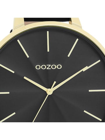 Oozoo Armbanduhr Oozoo Timepieces schwarz extra groß (ca. 48mm)