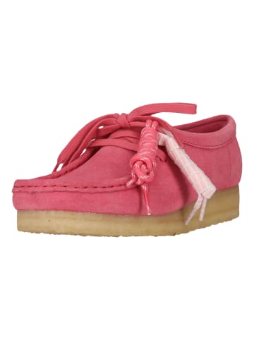 Clarks Schnürschuhe Wallebee in 2246C Pink Interest
