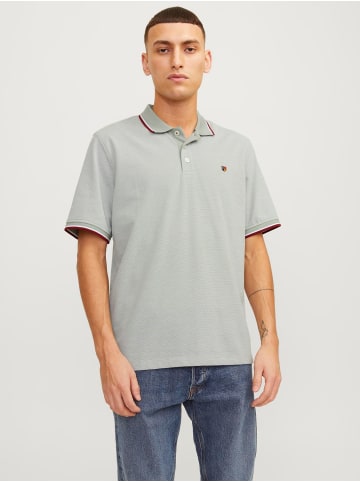Jack & Jones Polo T-Shirt Pique Kurzarm Hemd Basic JPRBLUWIN in Grün